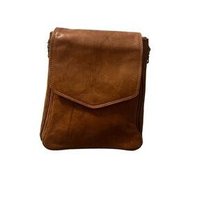 Paul & Taylor Genuine Brown‎ Leather Small Backpack